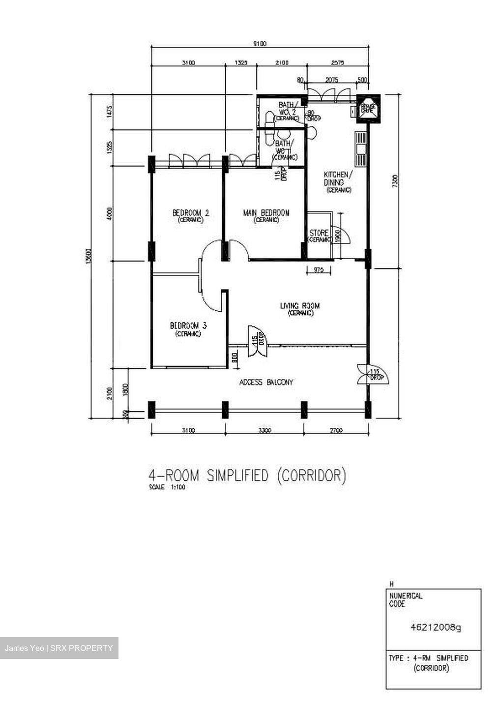 Blk 423 Yishun Avenue 11 (Yishun), HDB 4 Rooms #582342741